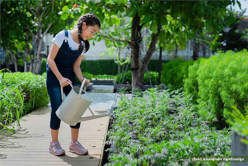 เจียไต๋ ชวนปลูกผัก ปลูกรักแม่ลูก