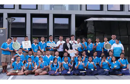 เจียไต๋ จัดกิจกรรมพัฒนาสังคมสอนเด็ก ปลูกผัก เนื่องในวันเด็กแ