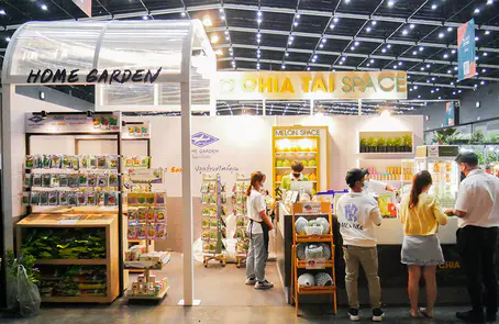 เจียไต๋ ชวนแต่งสวนสวยด้วยสินค้าเกษตรคุณภาพ  ในบ้านและสวนแฟร์