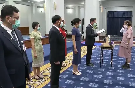 คณะผู้บริหารเจียไต๋  เข้าเฝ้าฯ สมเด็จพระกนิษฐาธิราชเจ้า